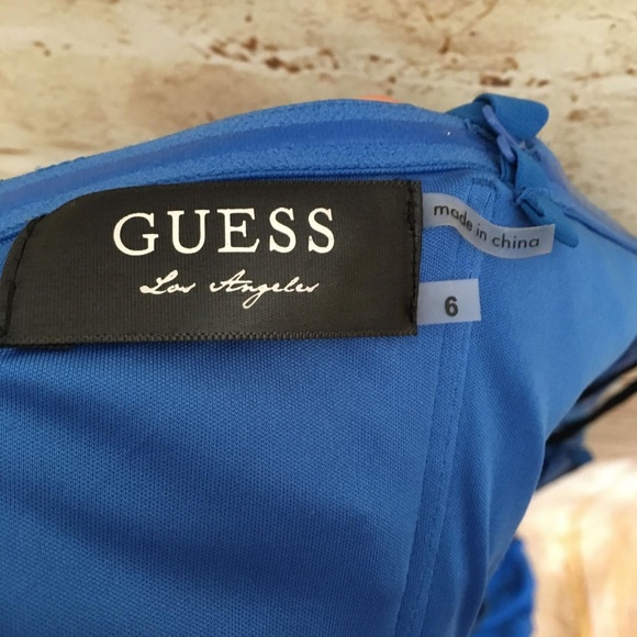 Guess Ombre Silk Flowy Dress - Picture 7 of 8